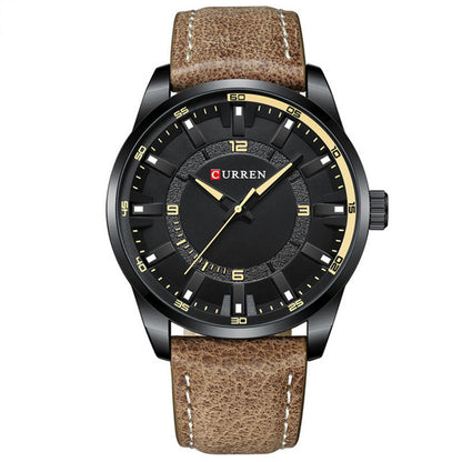 Men s Business Watch Belt Large Dial