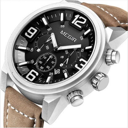 Men's Watch Three-eye Luminous Waterproof