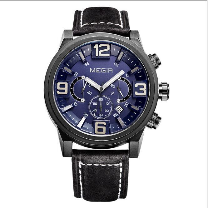 Men's Watch Three-eye Luminous Waterproof